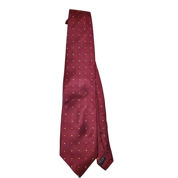 Mallory Church Accessories Mallory Church Maroon And Gold Mens Tie